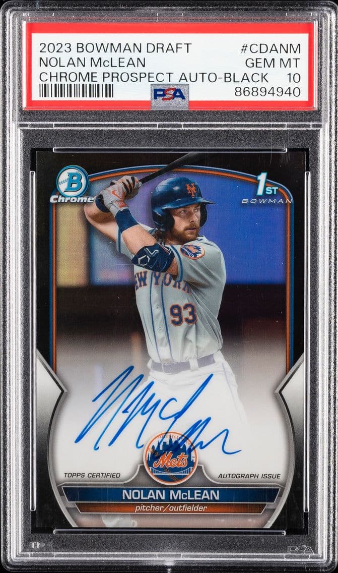 2023 #CDANM Nolan McLean PSA 10 