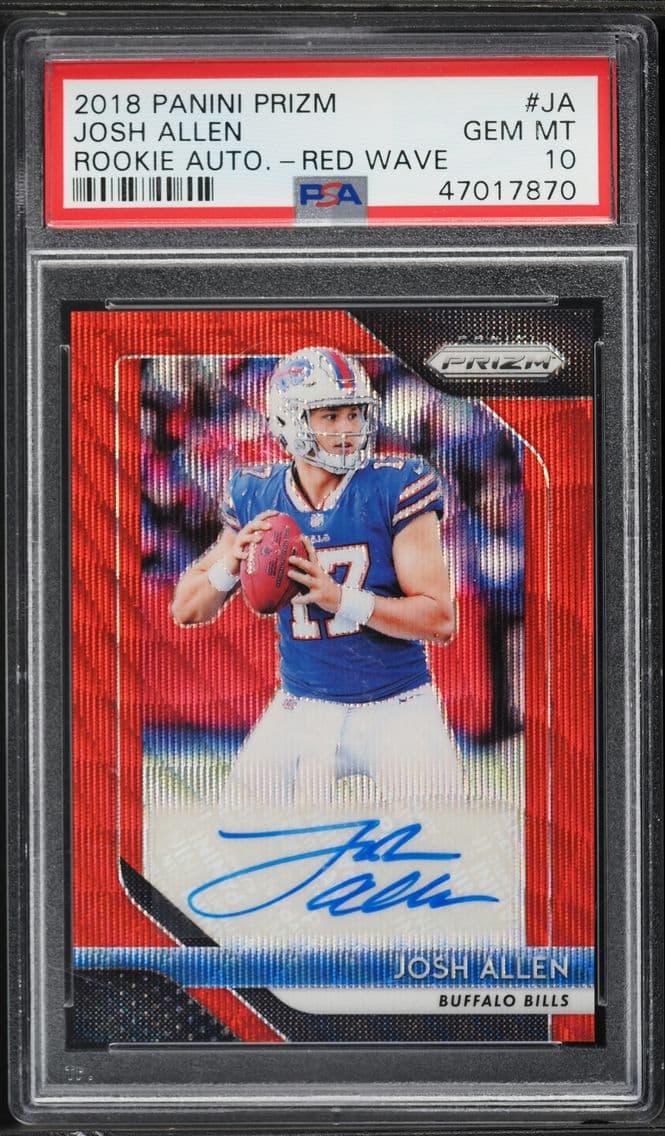 2018 #JA Josh Allen PSA 10 Panin