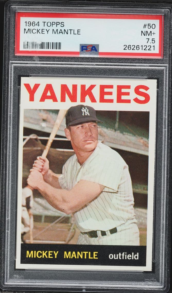 1964 #50 Mickey Mantle PSA 7.5 T