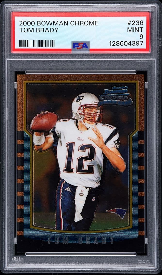 2000 #236 Tom Brady PSA 9 Bowman