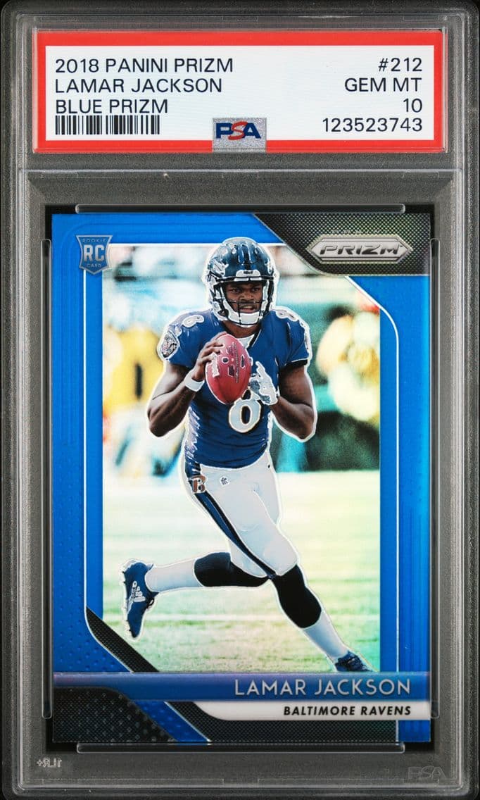 2018 #212 Lamar Jackson PSA 10 P