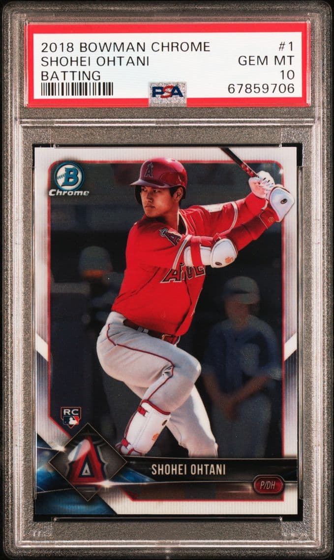 2018 #1 Shohei Ohtani PSA 10 Bow