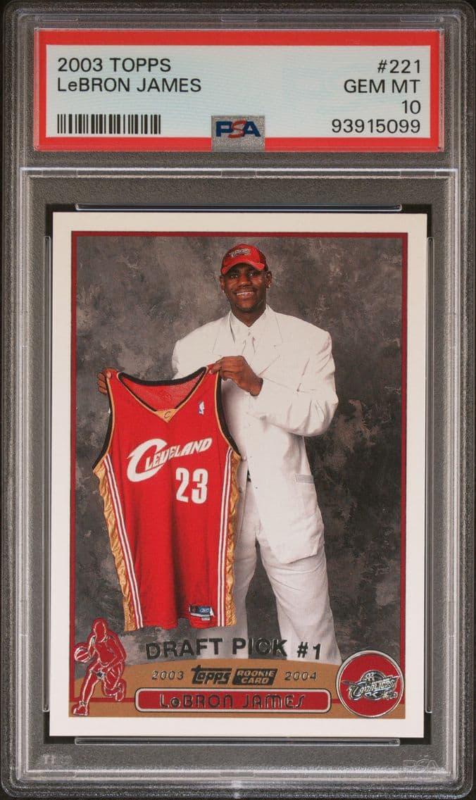 2003 #221 LeBron James PSA 10 To