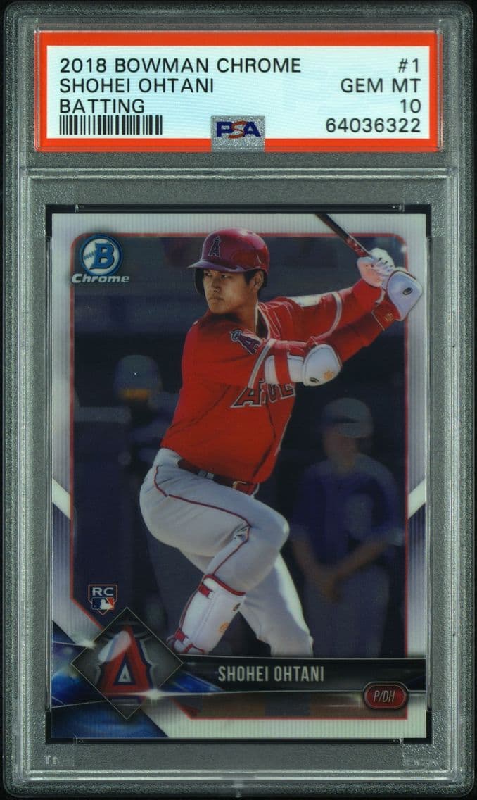 2018 #1 Shohei Ohtani PSA 10 Bow