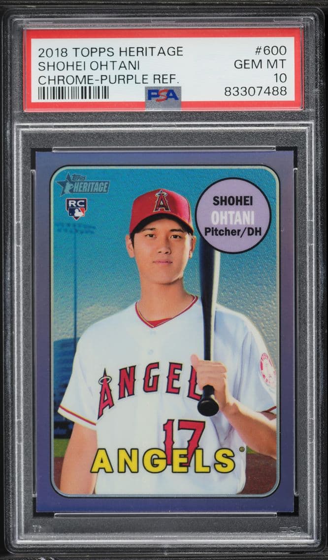 2018 #600 Shohei Ohtani PSA 10 T