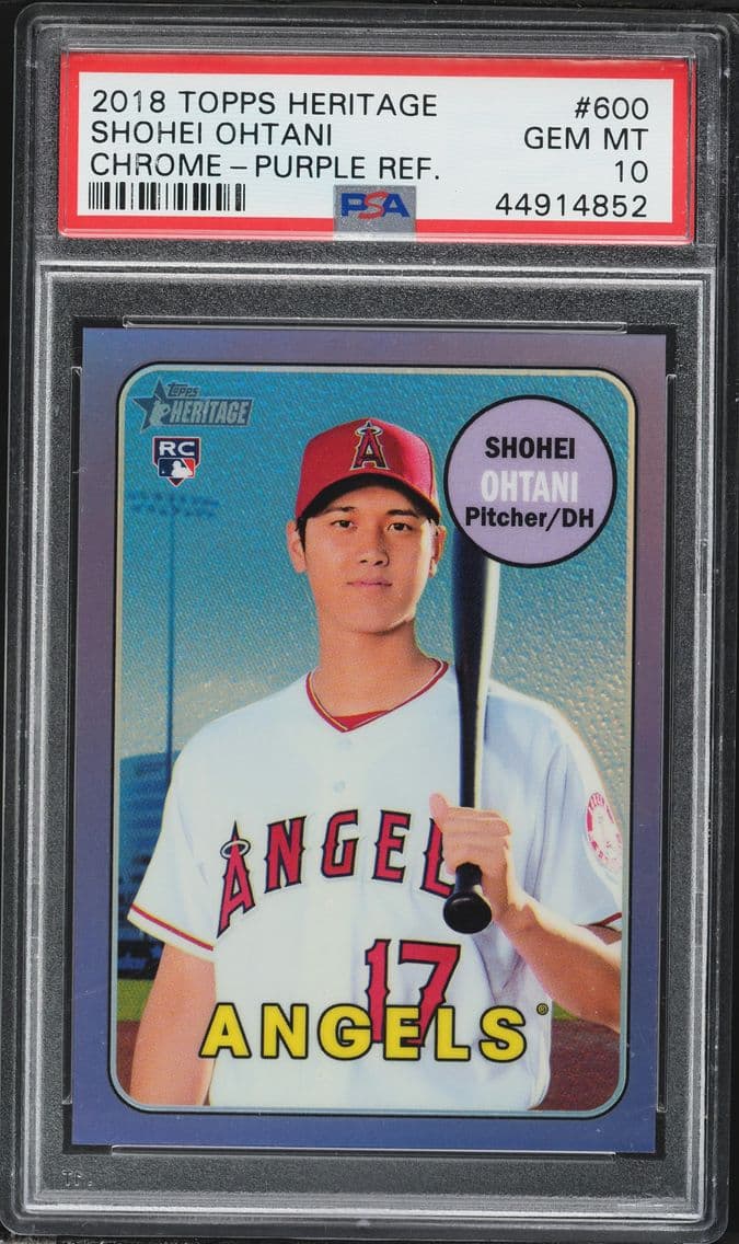 2018 #600 Shohei Ohtani PSA 10 T